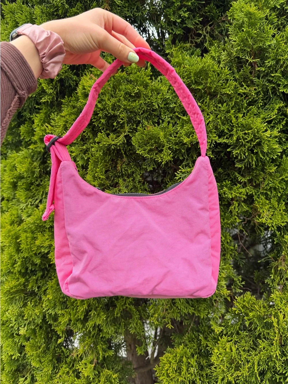 NWT BAGGU Mini Nylon Shoulder Bag - Picture 2 of 6